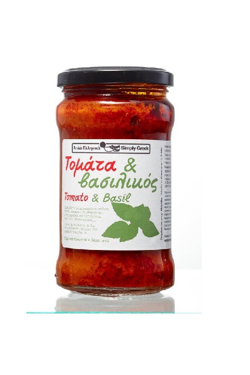 Σάλτσα Τομάτα & Βασιλικός SIMPLY GREEK