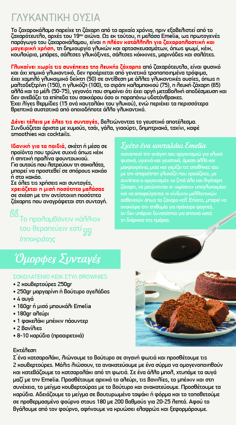 Μελάσα Emelia (Εμέλια) 350γρ