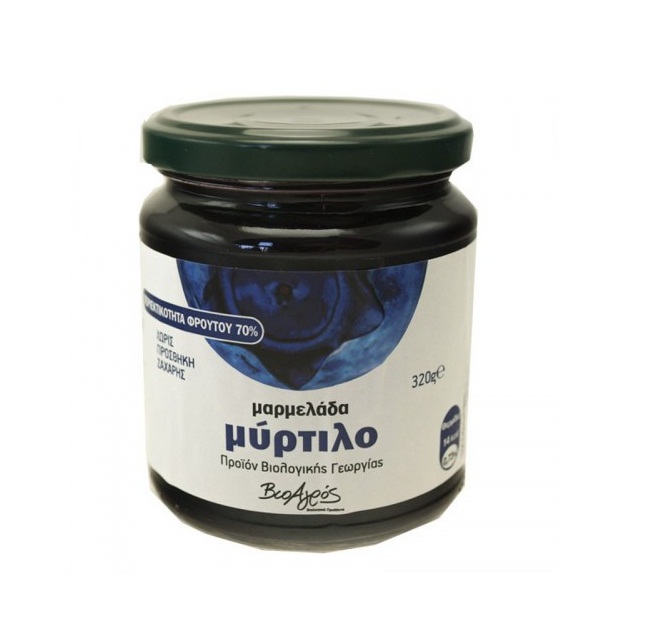 Μαρμελάδα Μύρτιλο χωρίς ζάχαρη ΒΙΟΑΓΡΟΣ