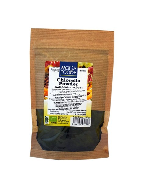 Χλωρέλλα σε Σκόνη ΒΙΟ 100γρ MEGA FOODS