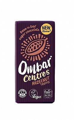 Βιολογική Ακατέργαστη Σοκολάτα Hazelnut Truffle 70γρ OMBAR