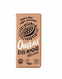Βιολογική Ακατέργαστη Σοκολάτα Coco Almond 70γρ OMBAR