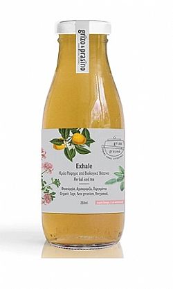 Κρύο Ρόφημα με Βιολογικά Βότανα -Exhale- χ/ζ 250ml Grizo & Prasino 