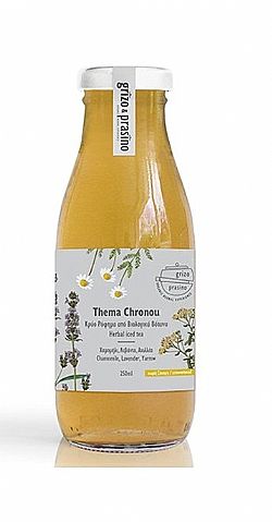 Κρύο Ρόφημα με Βιολογικά Βότανα -Thema Chronou- χ/ζ 250ml Grizo & Prasino 