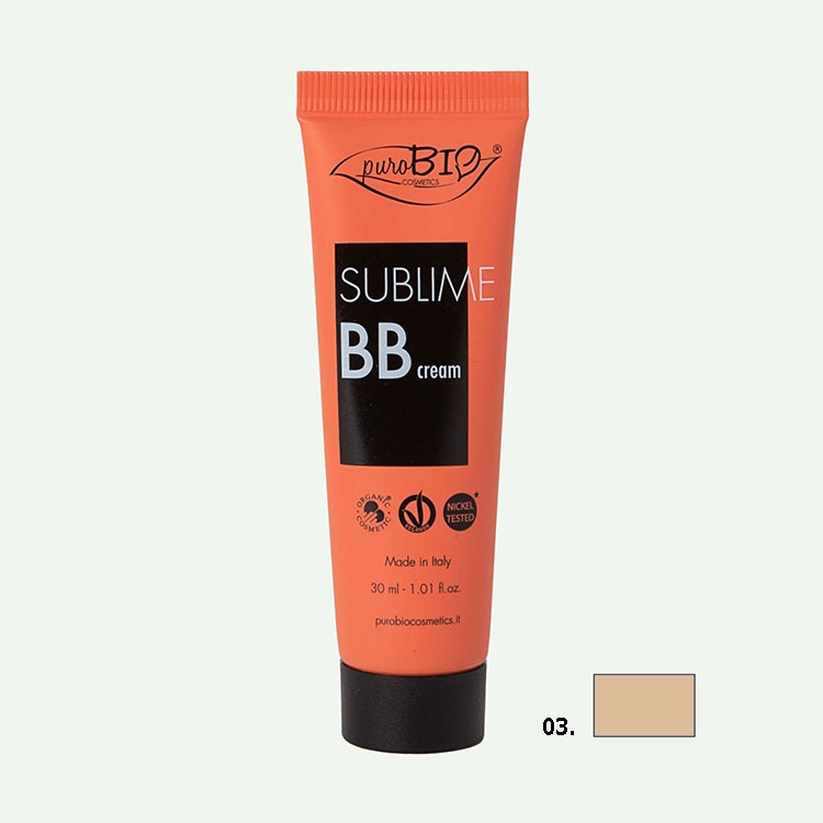 Βιολογική ενυδατική κρέμα προσώπου με χρώμα - No 3 - 30ml PUROBIO