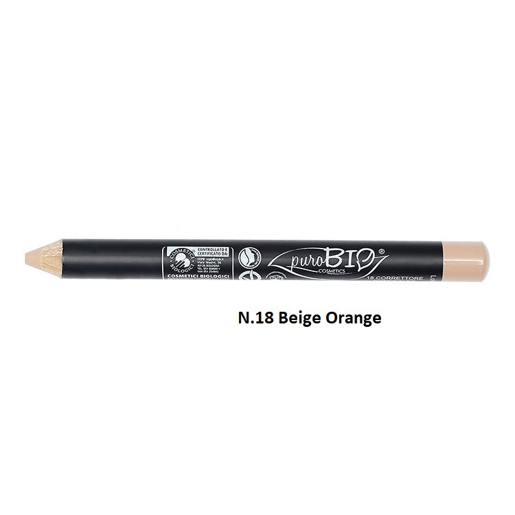 Βιολογικό Concealer μολύβι - No 18 Beige Orange- 2.3gr PUROBIO