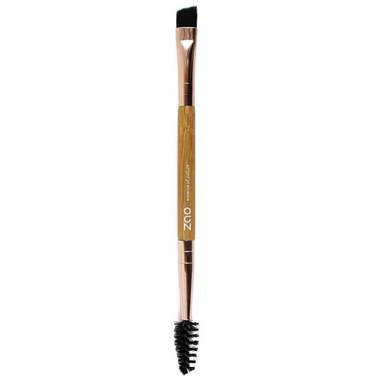 Bamboo Duo Eyebrow Brush No 712 ZAO ORGANIC MAKE UP