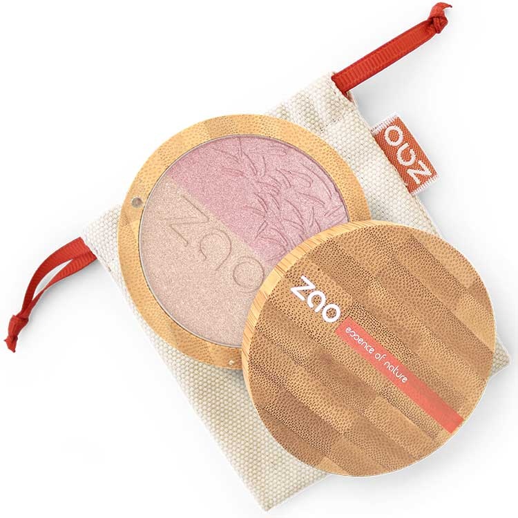 Shine Up Powder No 311 Duo Pink & Gold ZAO ORGANIC MAKE UP