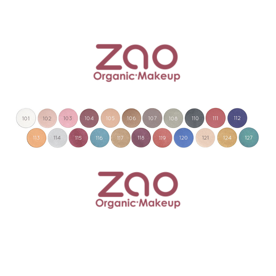 Bιολογική σκιά ματιών shimmer σε 22 αποχρώσεις - 3g ZAO ORGANIC MAKE UP