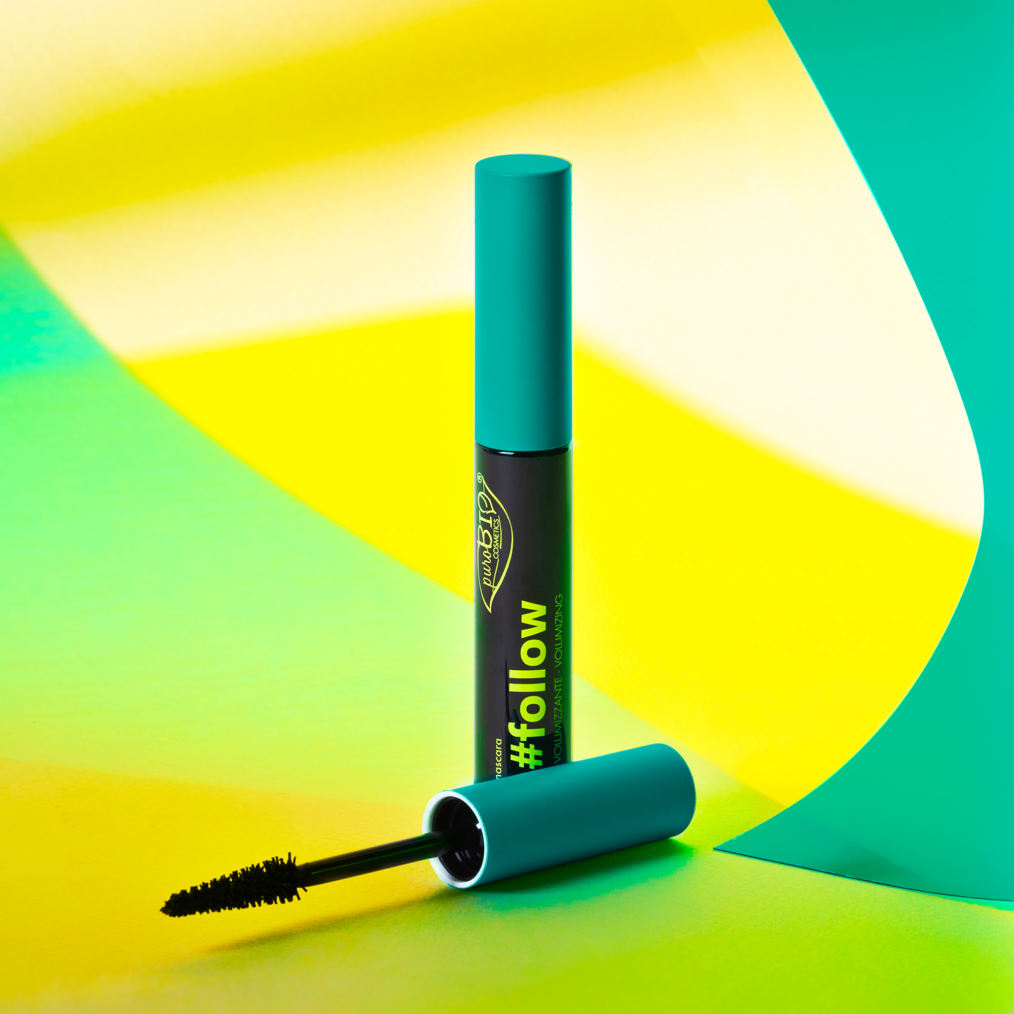 Βιολογική, Vegan Μαύρη μάσκαρα για βλεφαρίδες με όγκο- 8.01 ml PURO BIO