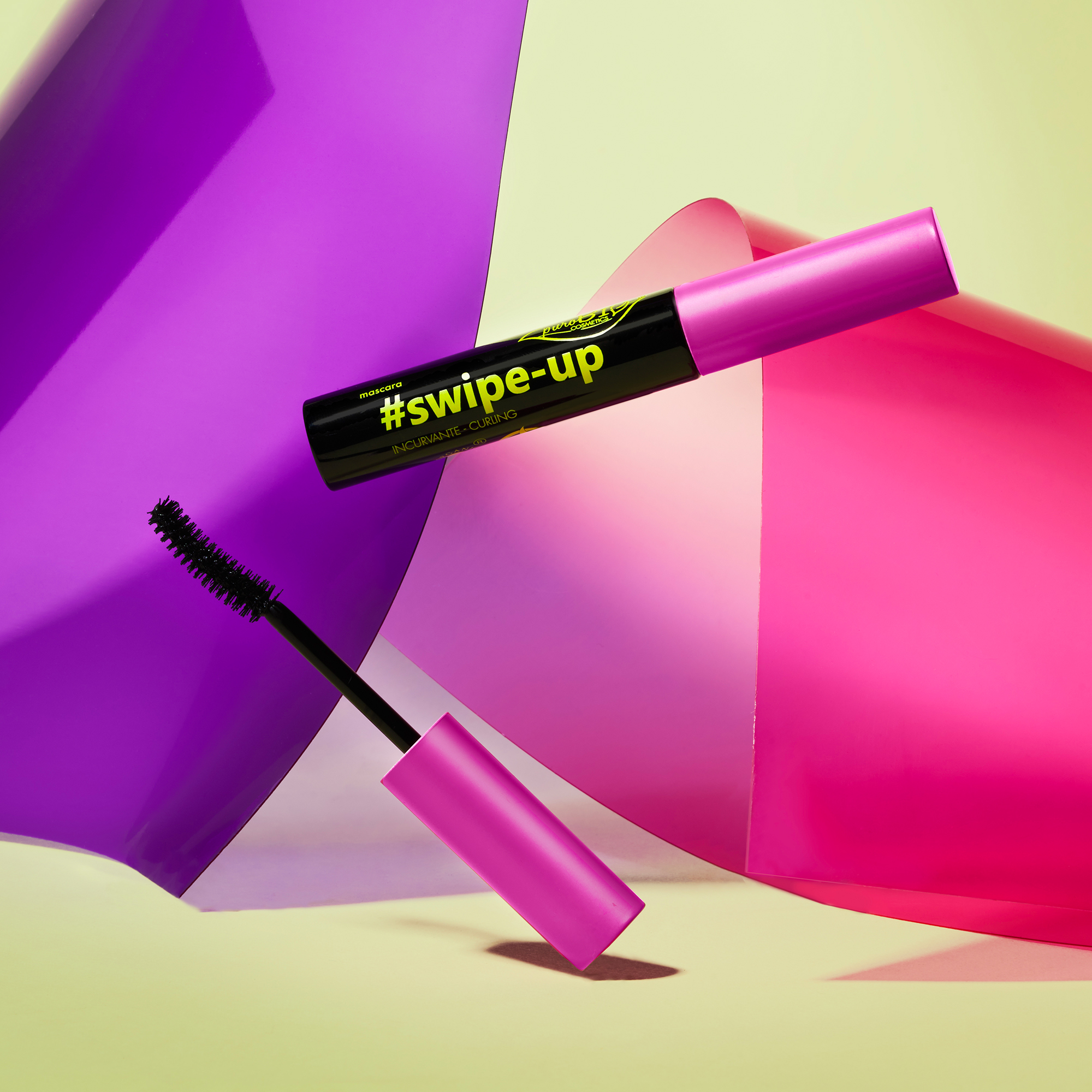 Βιολογική, Vegan Μαύρη μάσκαρα για κυρτές βλεφαρίδες - 8.01 ml PURO BIO