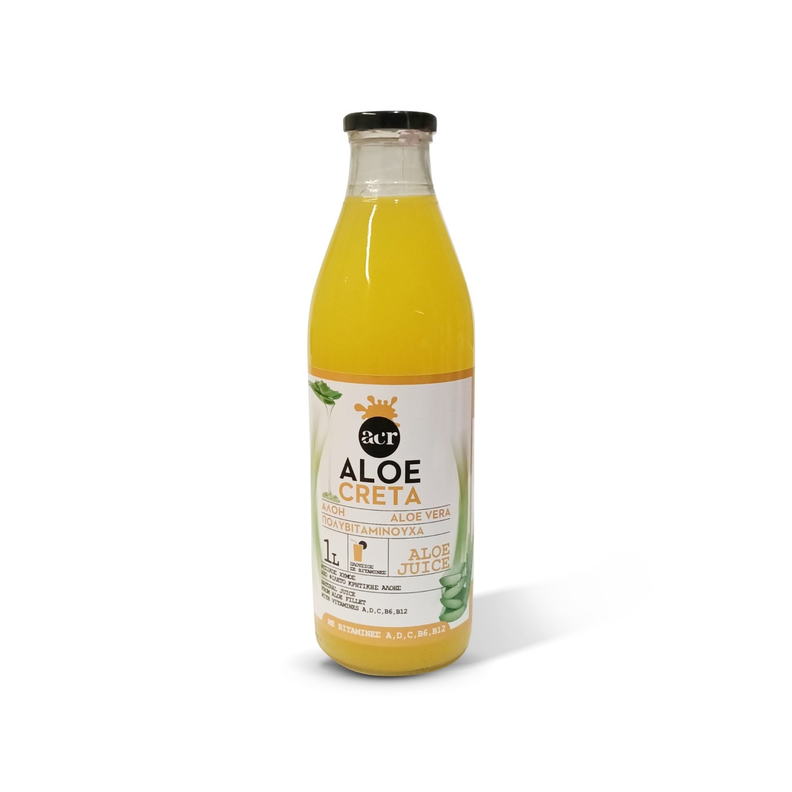 Φυσικός Χυμός Αλόης Πολυβιταμινούχα 1lt ALOE CRETA