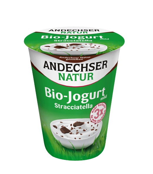 Γιαούρτι Στρατσιατέλλα -ΒΙΟ- 3,8% 400γρ ANDECHSER