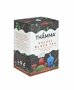 Βιολογικό Μαύρο Τσάι, Χαρούπι, Κακάο και Σπαθόχορτο 