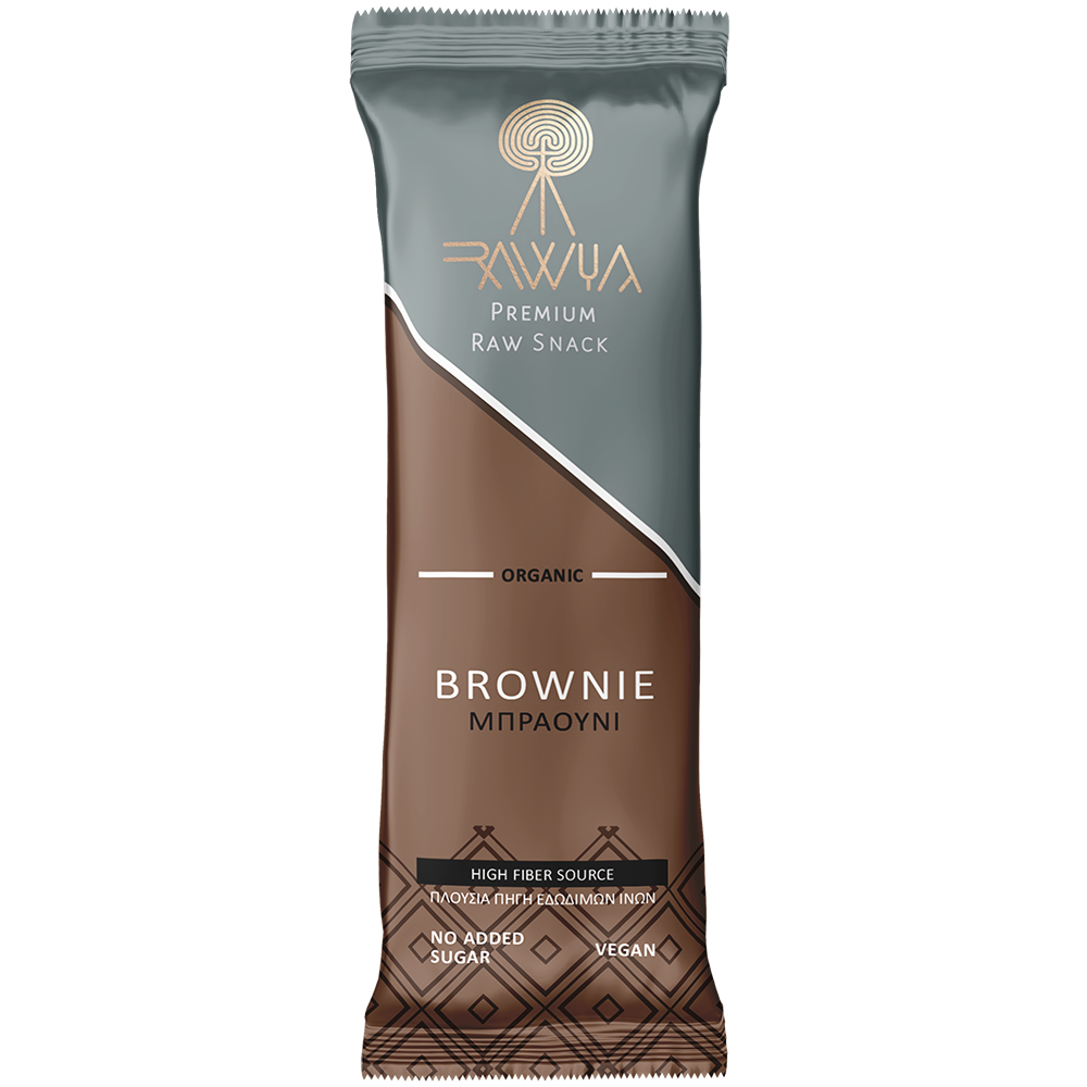 Βιολογικό Σνακ Brownie 50gr RAWYAL