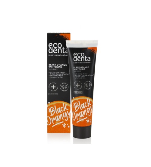 ΟΔΟΝΤΟΚΡΕΜΑ ΛΕΥΚΑΝΣΗΣ ΜΕ ΑΝΘΡΑΚΑ & ΠΟΡΤΟΚΑΛΙ 100ml ECODENTA